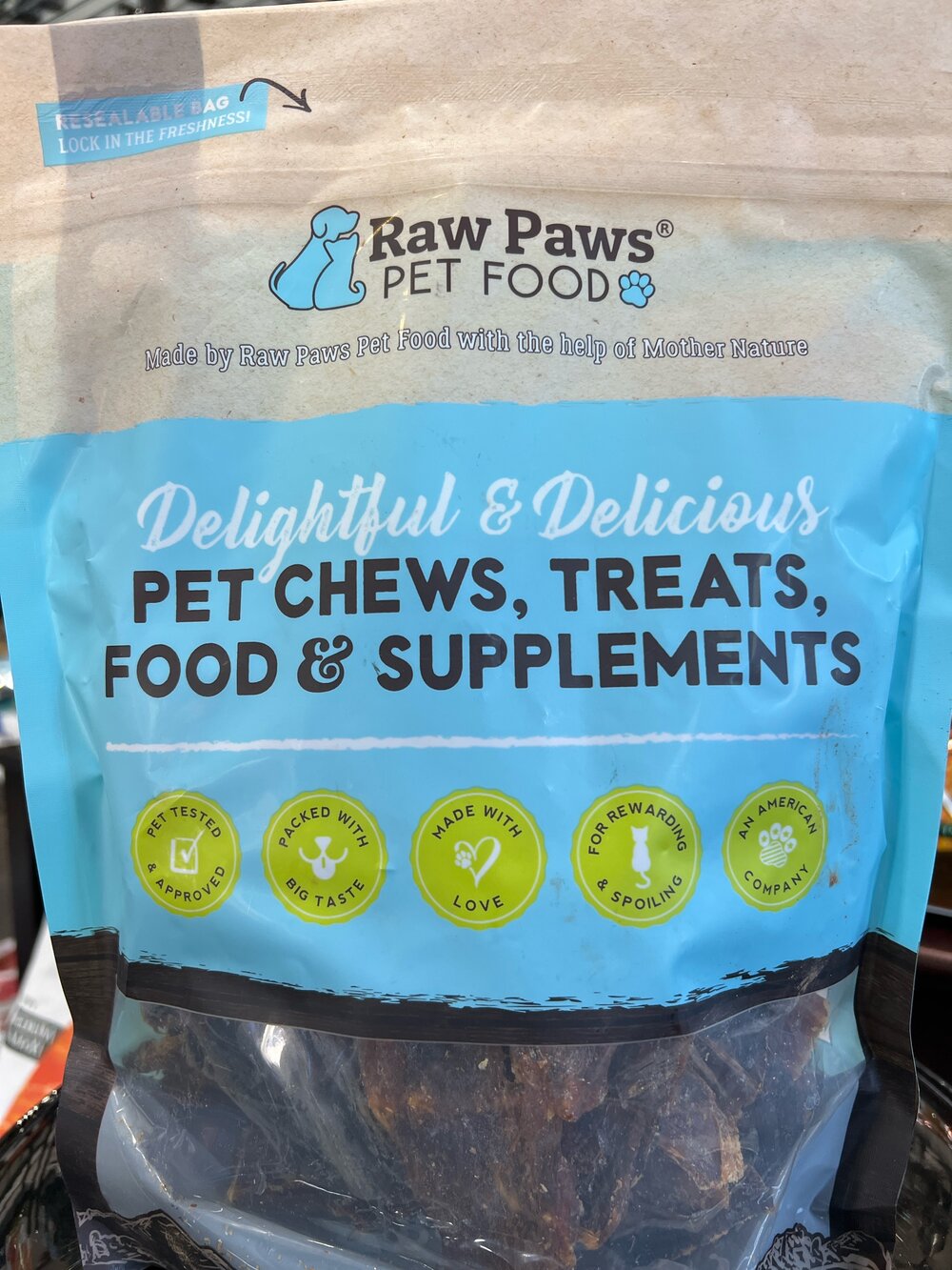 Water Buffalo Jerky - Raw Paws 16 oz