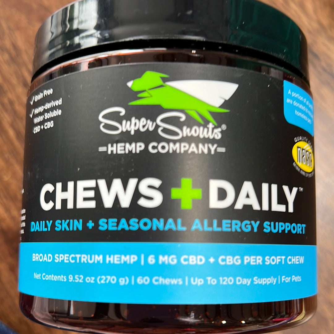 Super Snout Chews + Daily Skin + Seasonal Allergy Support