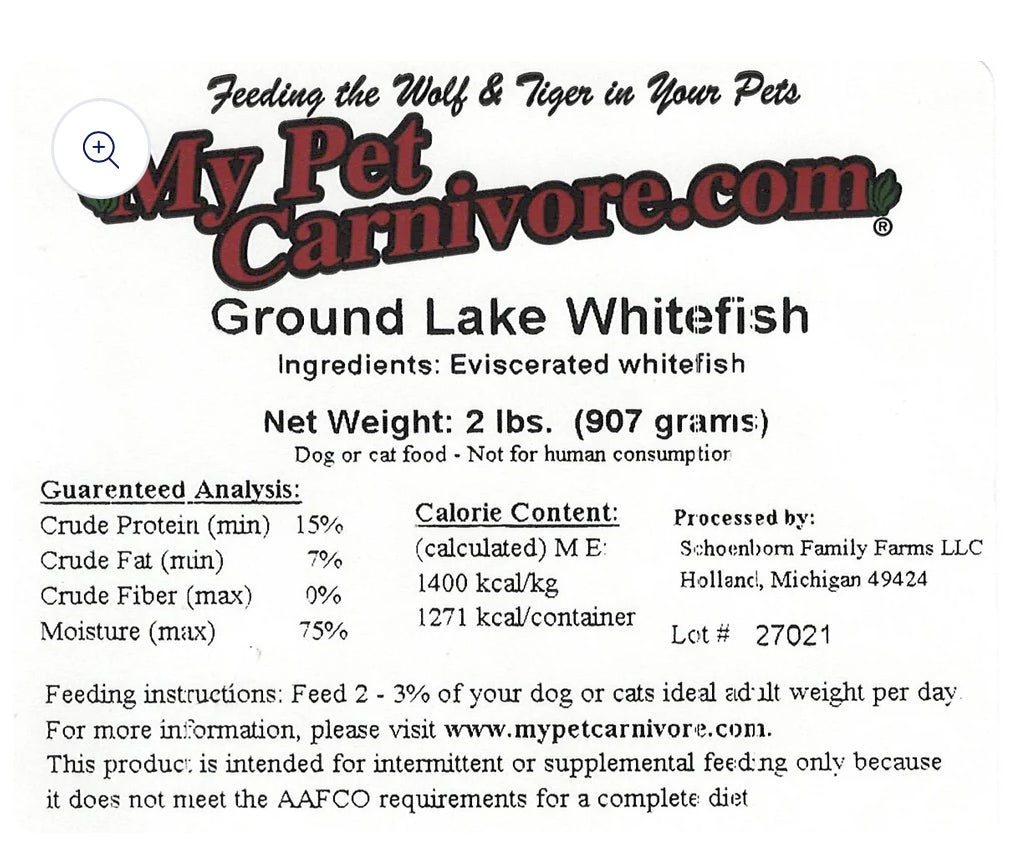 Ground Lake Whitefish