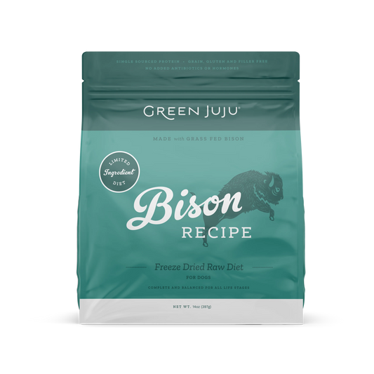 Green Juju Freeze Dried Limited Ingredient Bison 14 oz