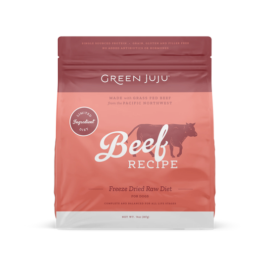 Green Juju Freeze Dried Limited Ingredient Beef 14 oz