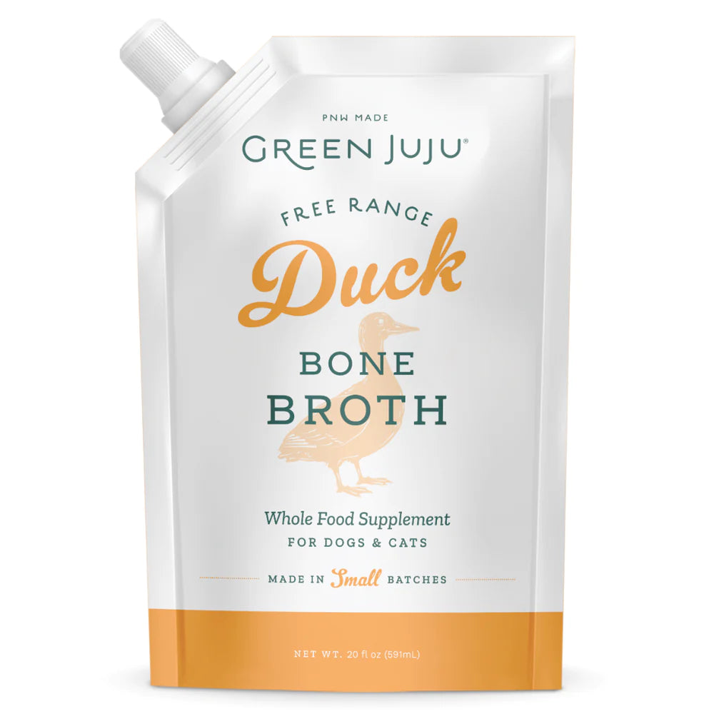 Green Juju Bone Broth -  Duck and Bison