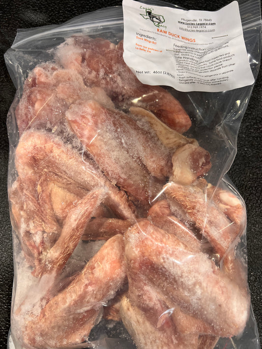 Raw Wings- Chicken, Duck and Turkey (seasonal)