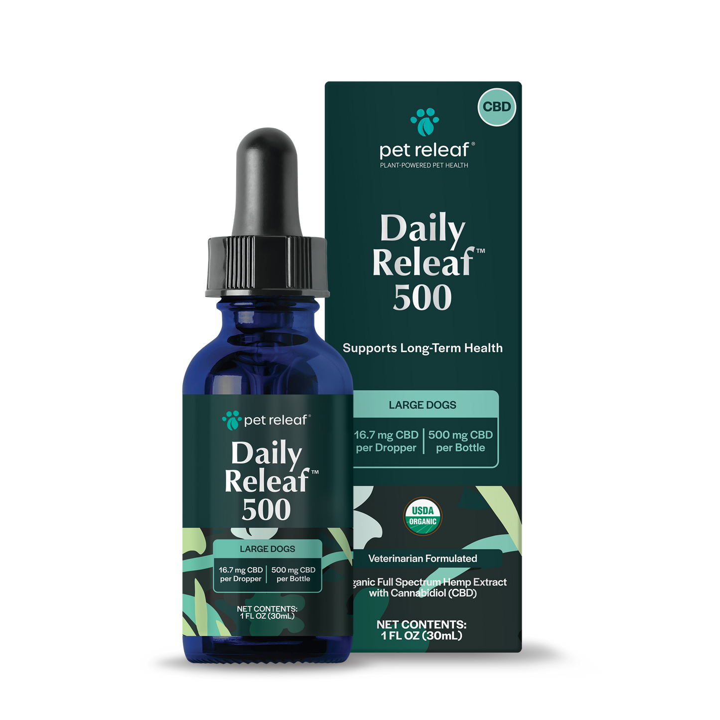 Pet Relief-Daily Relief Organic CBD Oil For Dogs