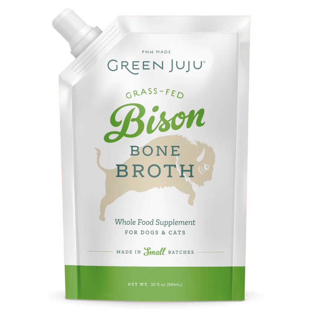 Green Juju Bone Broth -  Duck and Bison