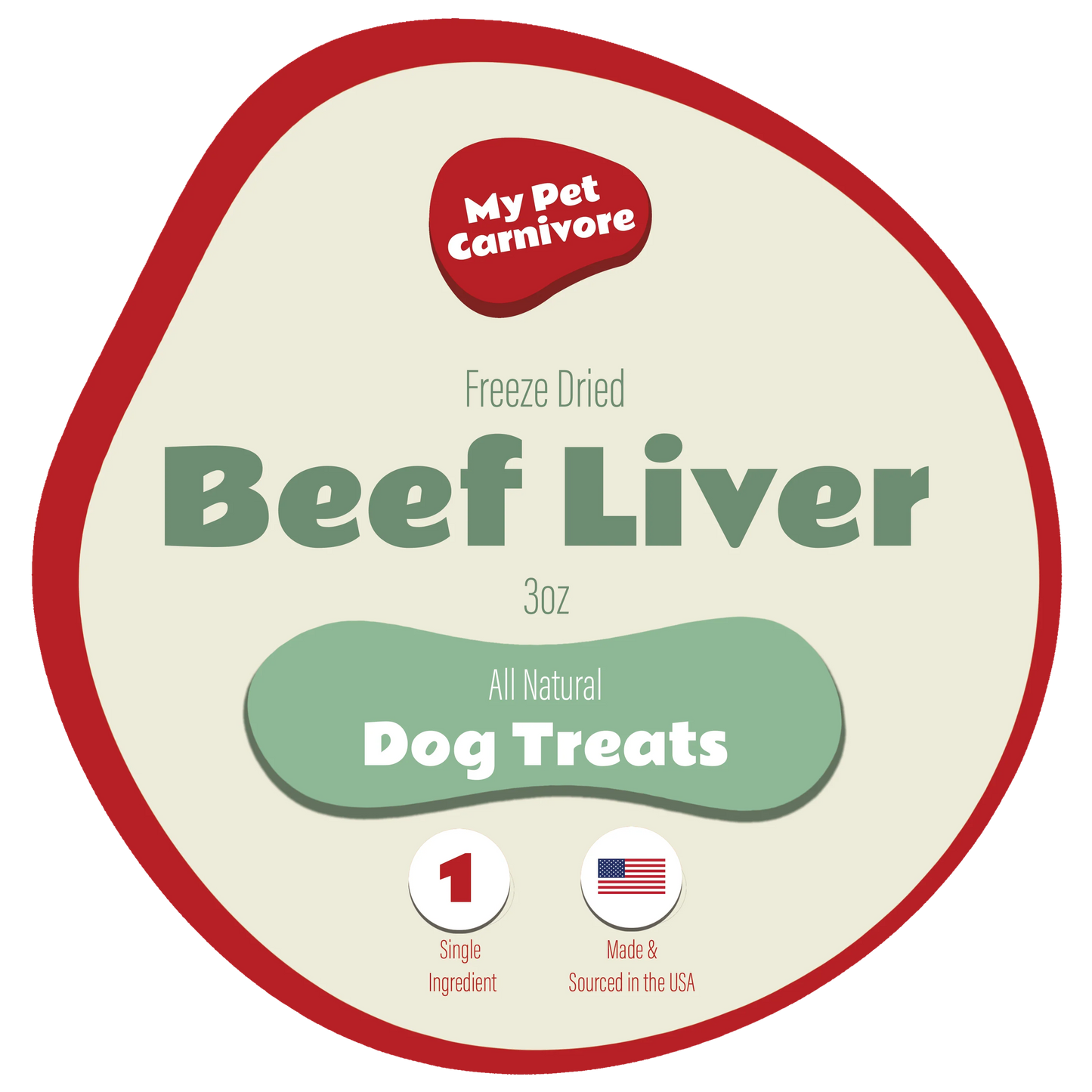 Freeze-Dried Beef Liver- 3 Oz